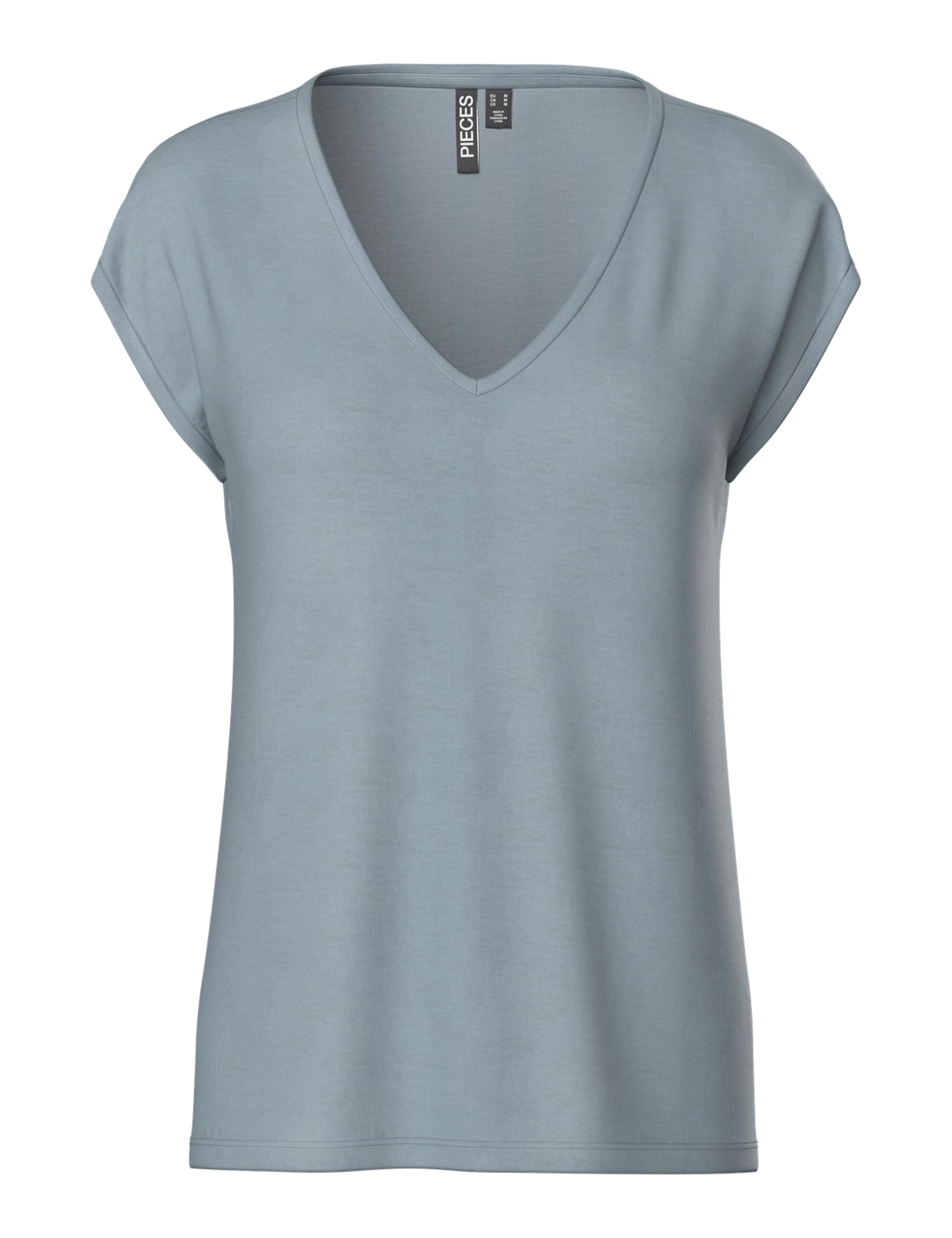 PIECES Women's Pckamala Tee Noos Bc T-Shirt, Trooper, M