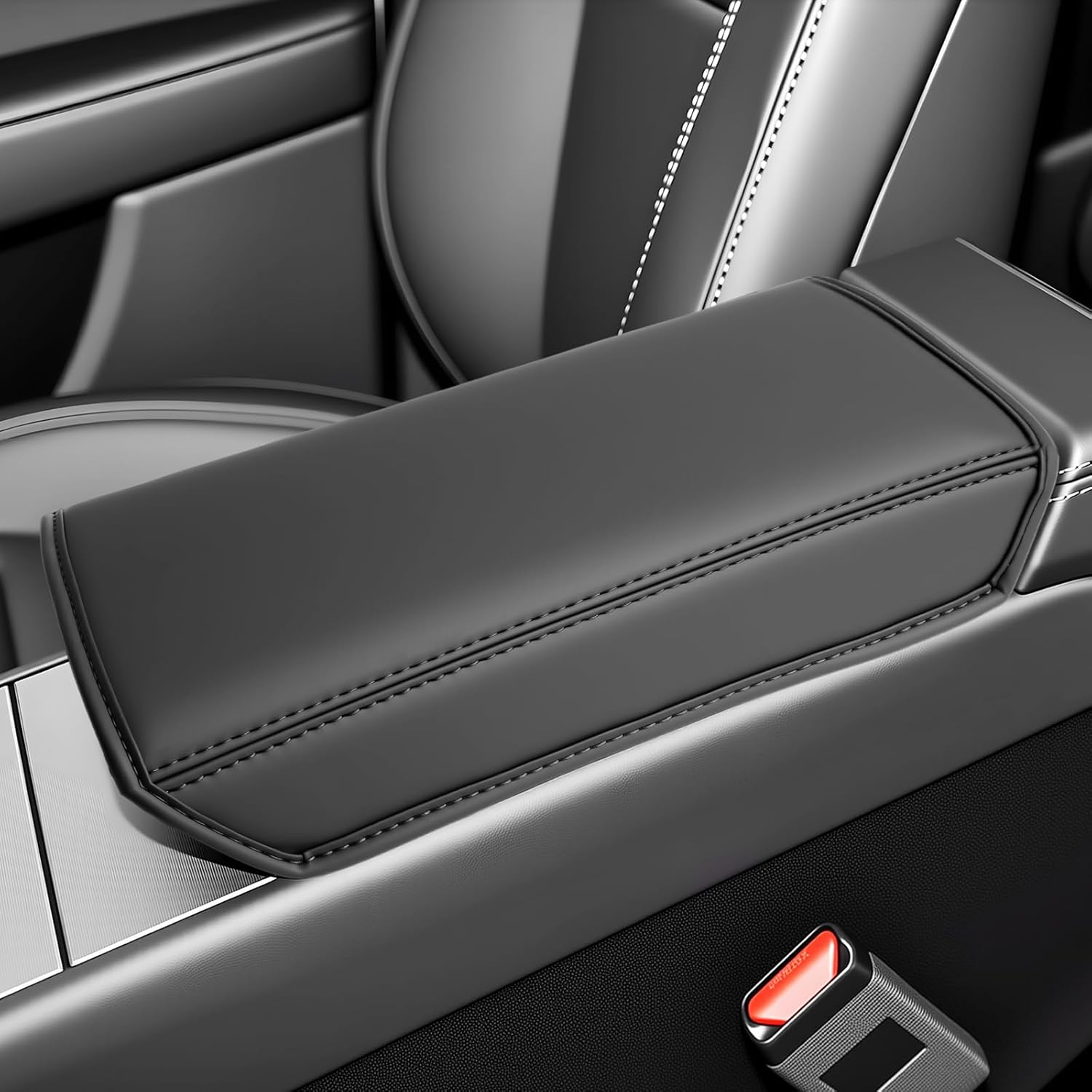 SKTU for 2025 2026 Nissan Armada Armrest Cover for 2025 2026 Nissan Armada (SV/SL/Platinum/Pro-4X/Platinum Reserve) Center Console Cover Nissan Armada 2025 2026 Accessories Console Cushion (Thicken)