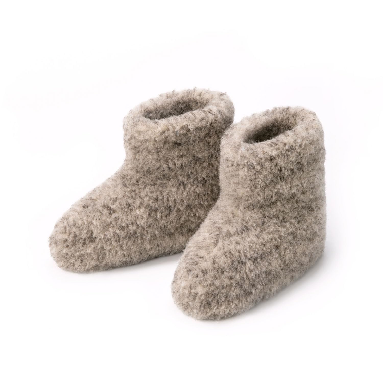 THE COZY SHEEP Hausschuhe Herren und Damen | Äußerst Bequeme & Weiche Wollhausschuhe aus 100% Merino-Wolle | Warme Hüttenschuhe Winter | Hohes Modell