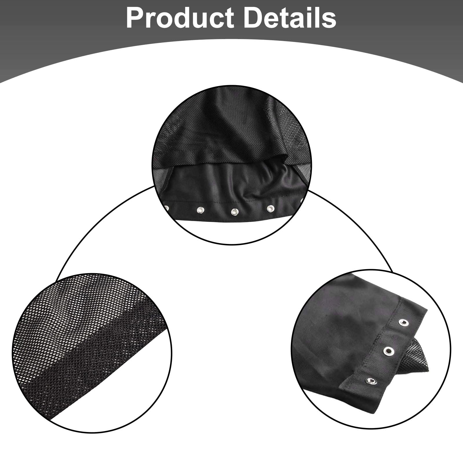 Bolsa de recogida de hierba, bolsa de contenedor para tractor de césped compatible con cortacésped