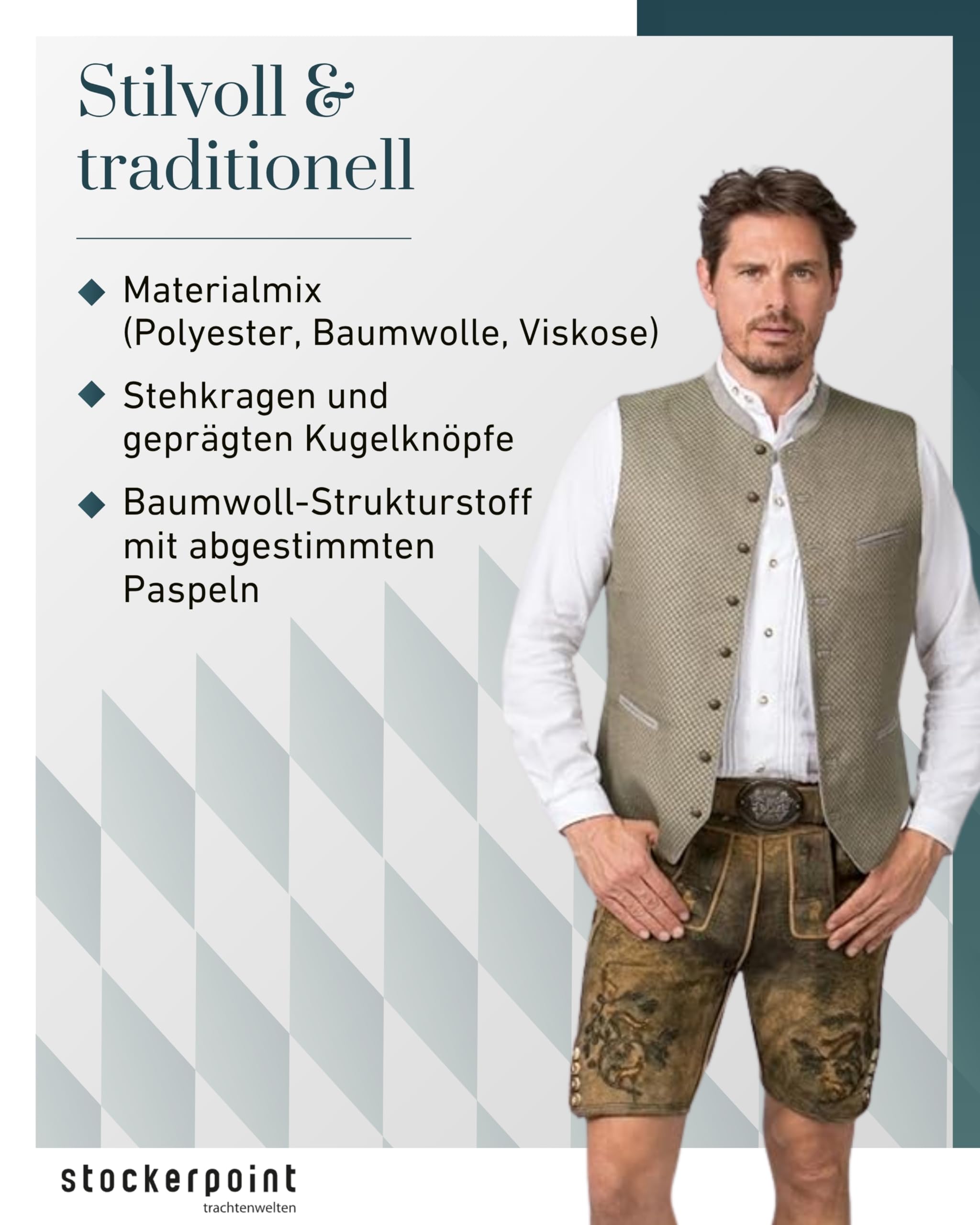 Stockerpoint Trachtenweste Markus