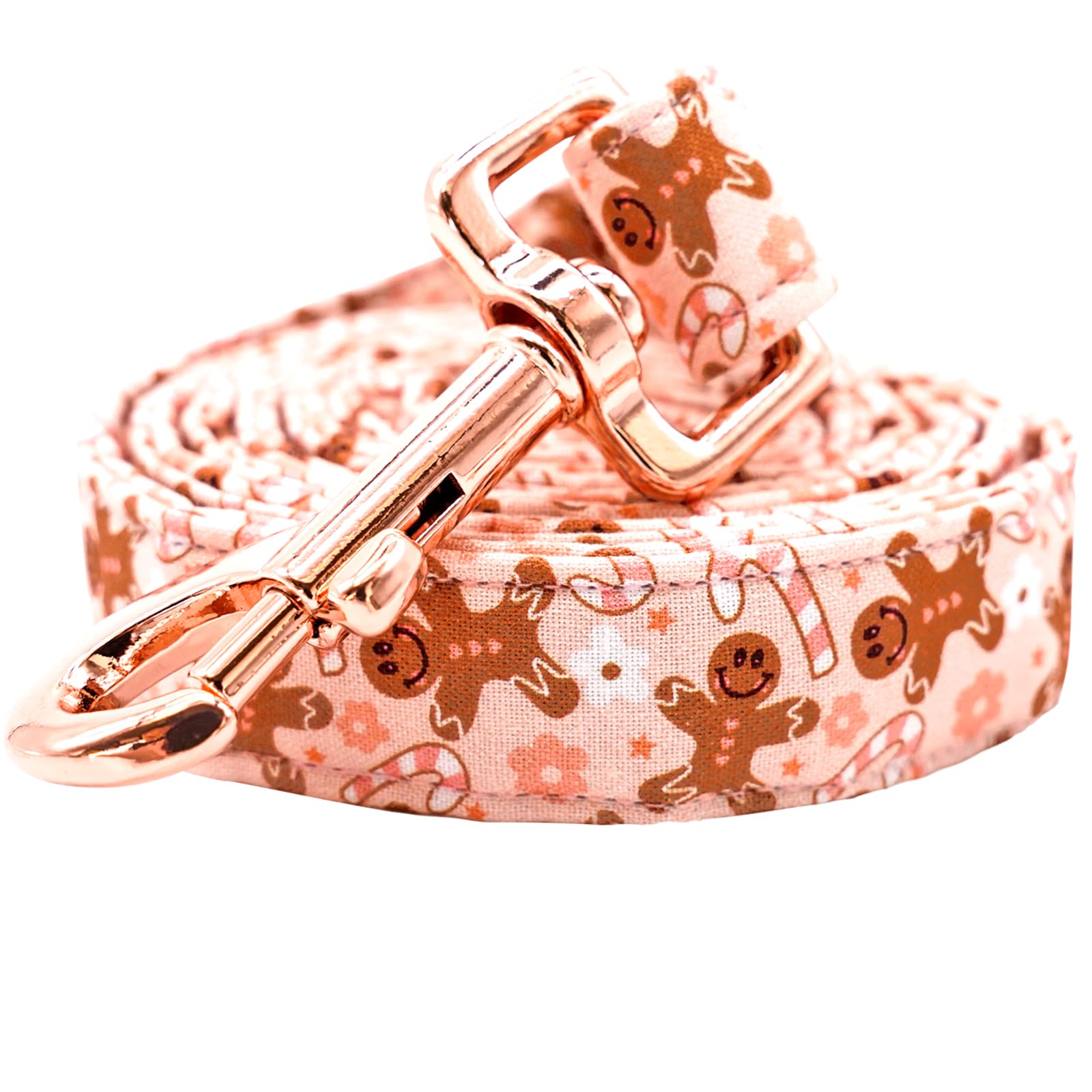 Lionheart Christmas Dog Leash - Strong, Durable with Soft Handle for Small Dogs - Pink