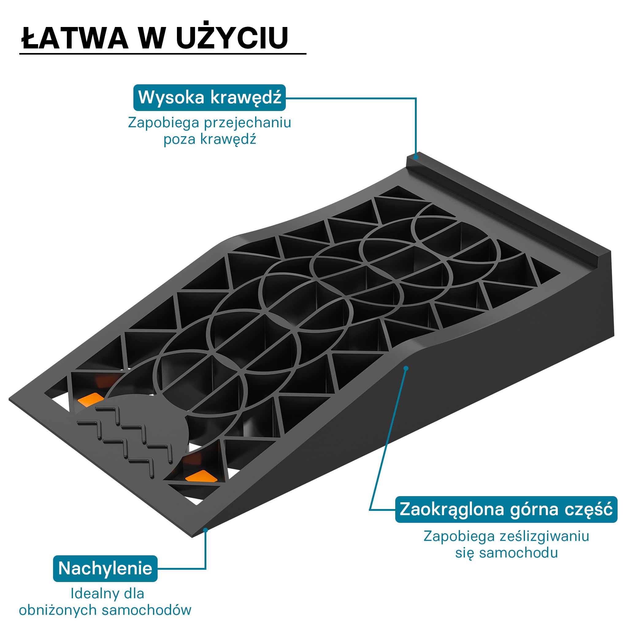 Wiltec Rampy najazdowe wytrzymałość do 3t 2 sztuki