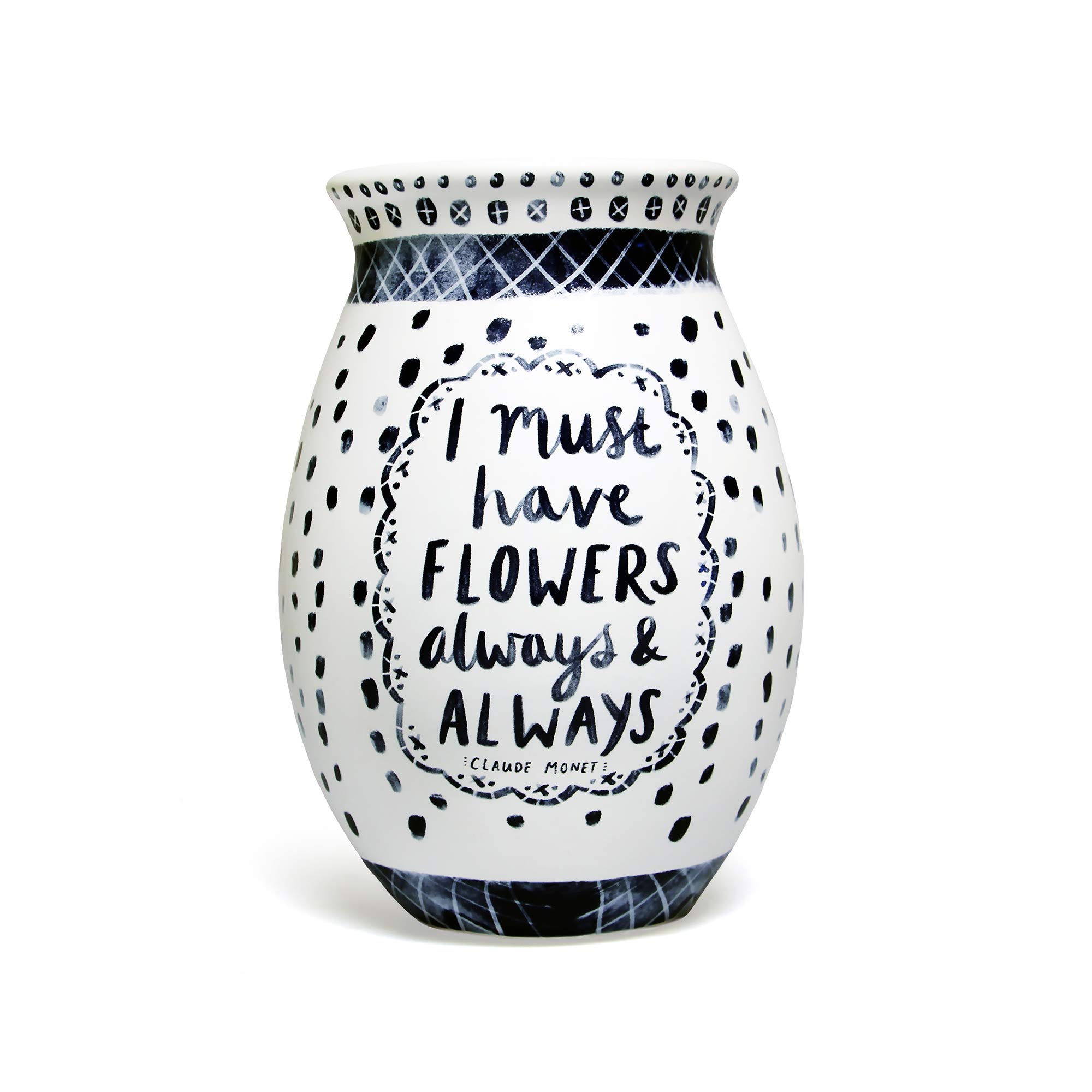 ShrutiBonbi Forest Vase – I Must Have Flowers, White,One Size,VABFT02