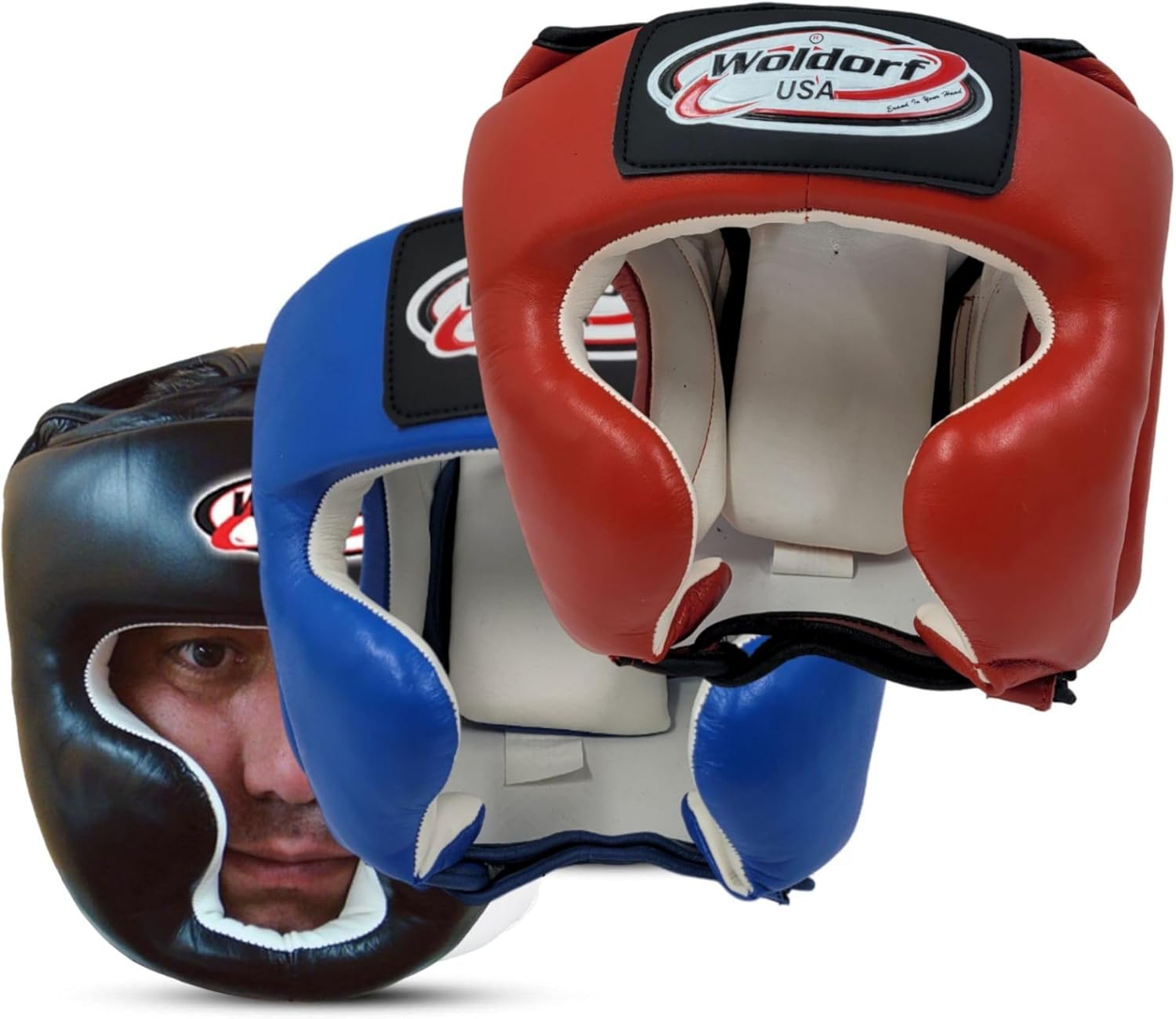 Traditional Head Gear in Leather Heavy Padded