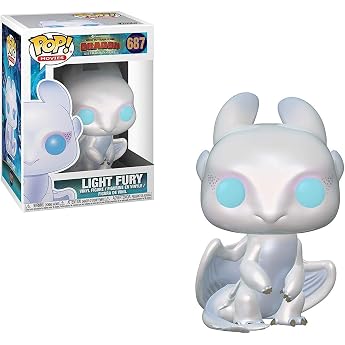 Funko 36369 POP! Vinyl: How to Train Your Dragon 3: Light Fury, Multicolored