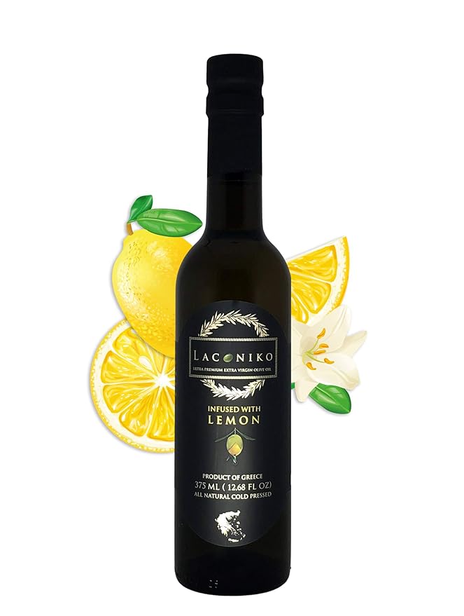 Laconiko Aceite de Oliva Extra Virgen con Limón 375 ml miniatura 2