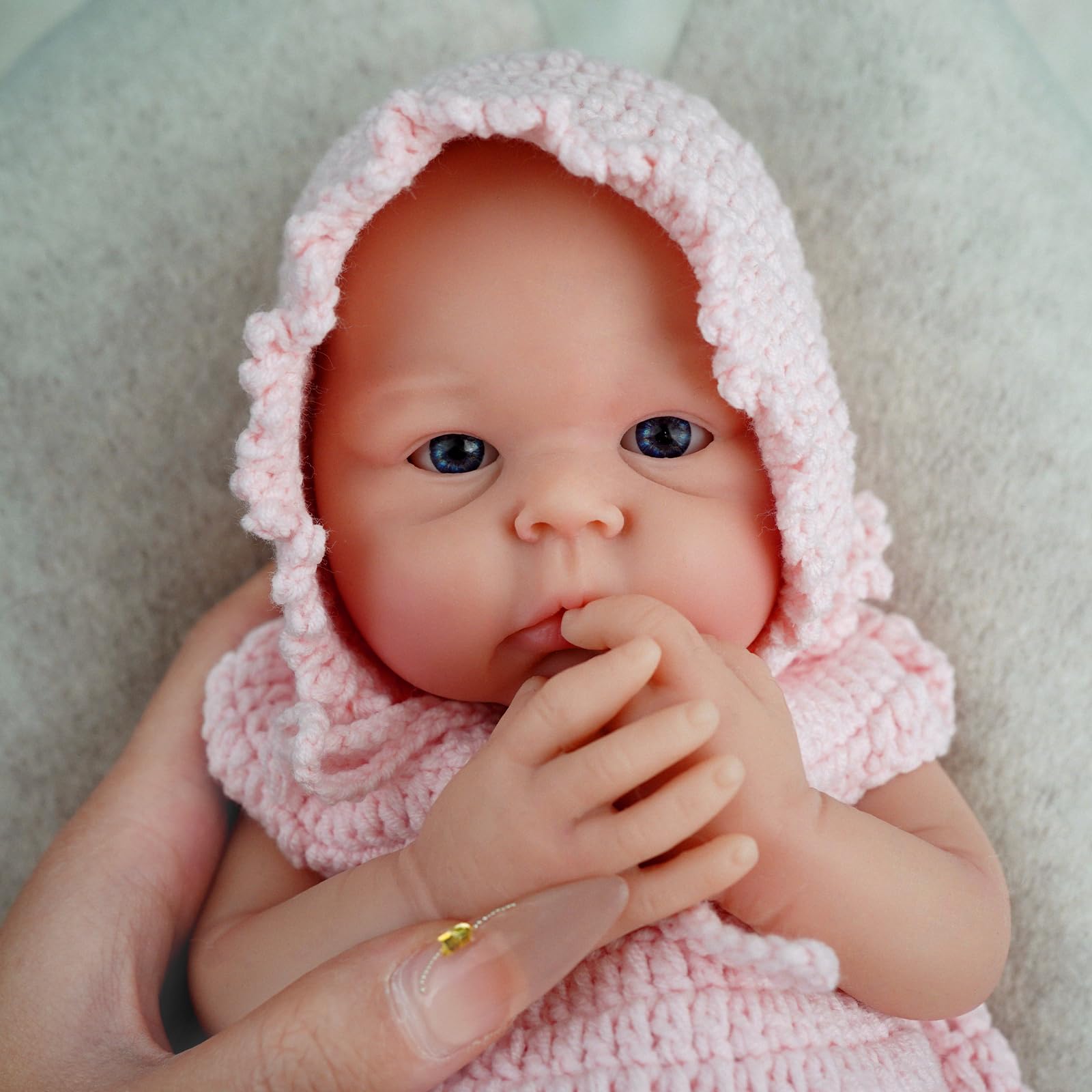 12 Inch Reborn Baby Doll Silicone Full Body Realistic Sleeping Baby