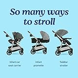 Graco Modes Pramette Travel System, 3-in1 Modular Carseat Stroller Combo, Infant Car Seat Carrier to Toddler Stroller, Includes the SnugRide 35 Car Seat, Ellington Stroller + Car Seat Ellington