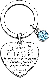 SMARGO Chance Made Us Colleagues Best Coworker BFF Gift Perfect for Work Bestie Friend Leaving or Going Away Present for Women