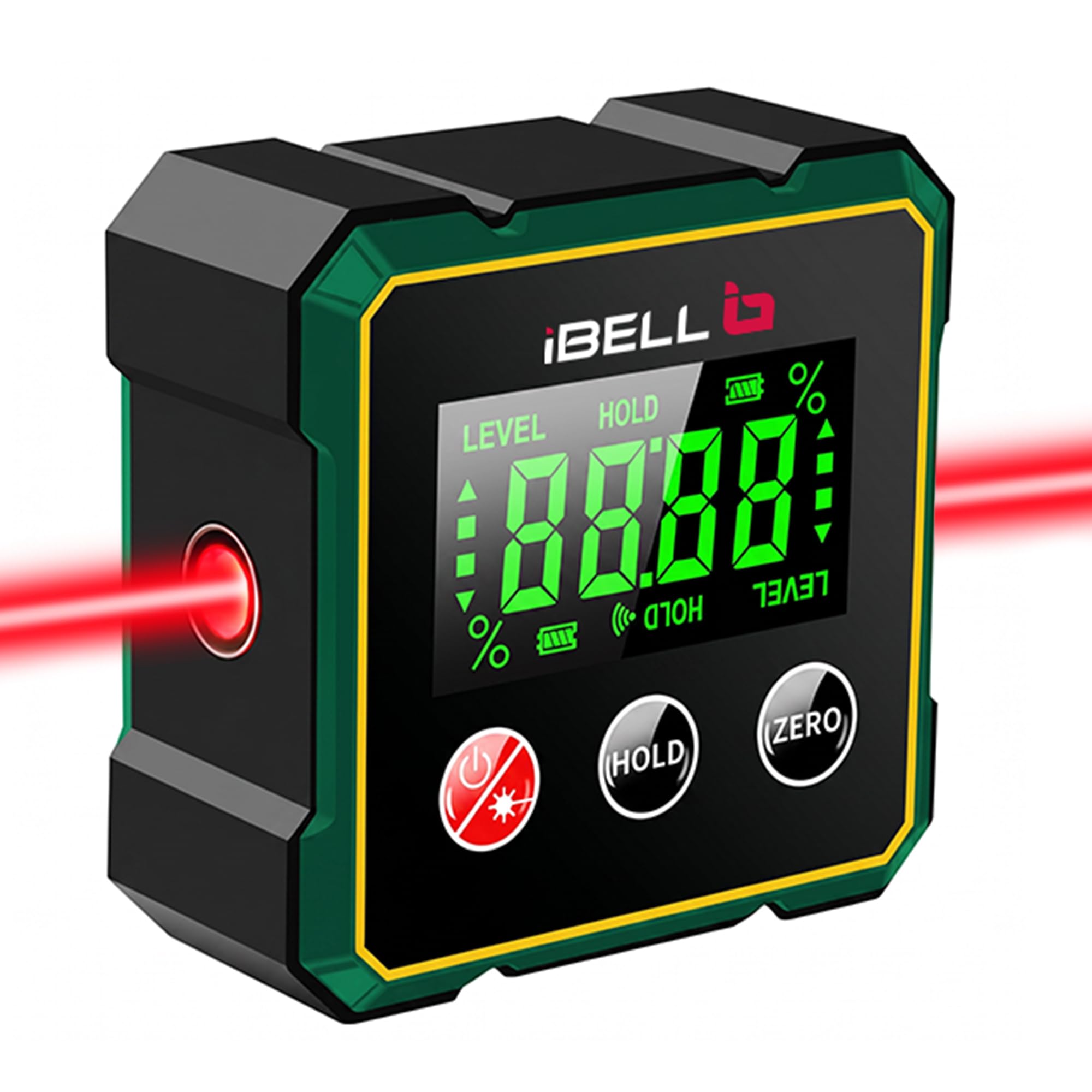 iBELL IBL DP4-90 Digital Dip Meter, 360° Angle Measurement, 0.05° Resolution, ±0.2° Accuracy, LCD Auto-Rotating Display, Magnetic Base, Type-C Rechargeable, IP54 Rated, Professional Inclinometer Tool-picture-32
