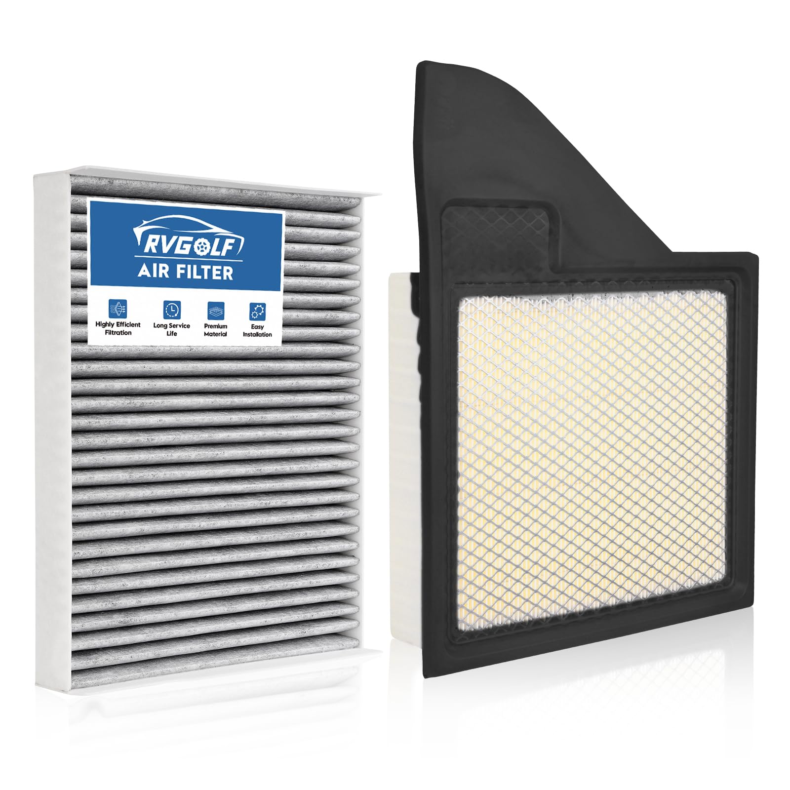 Engine+Cabin Air Filters Set Fit for 2010-2014 Ford Mustang