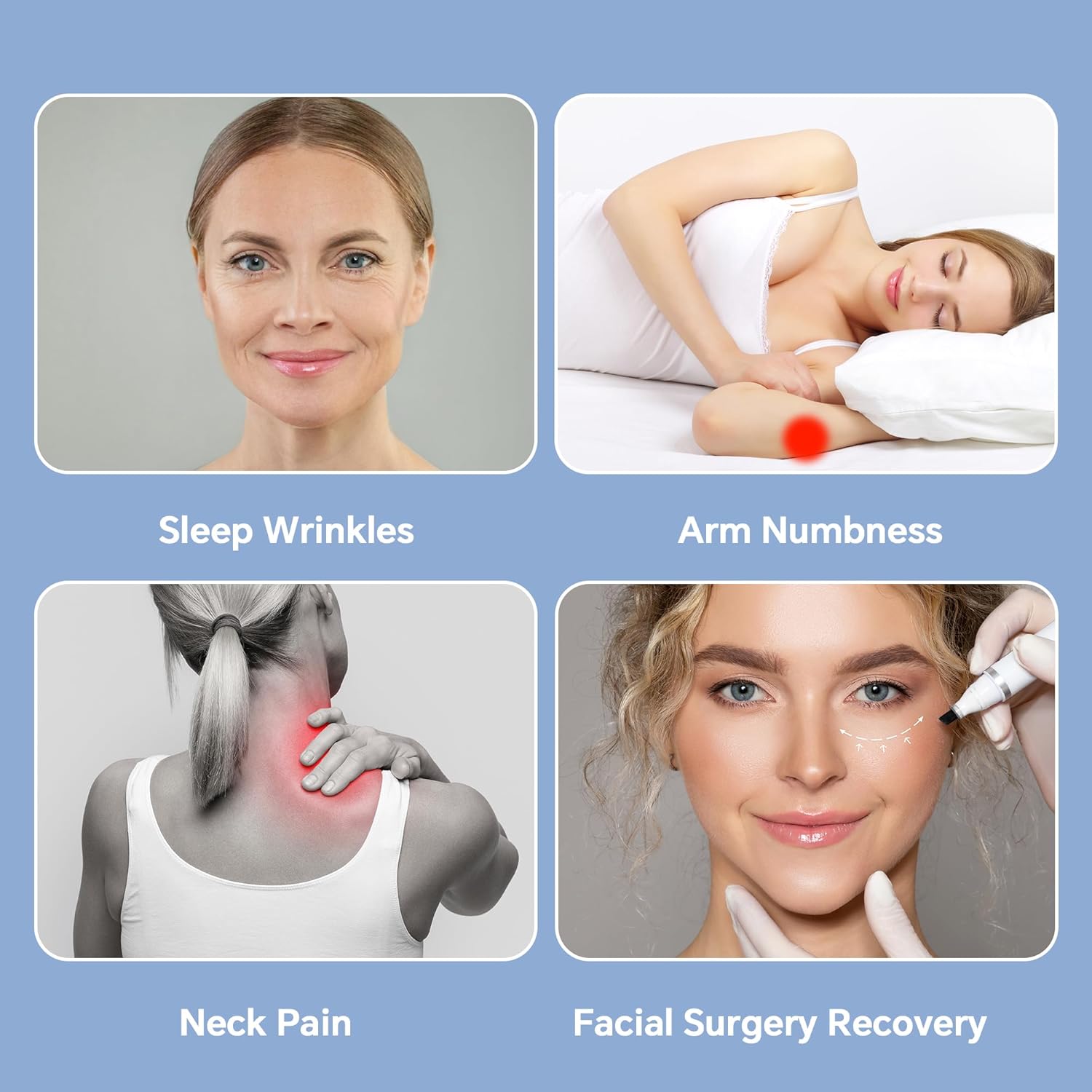 ROYALAY(ロイヤルレイ) 仰向け睡眠トレーニング枕 しわ防止 低反発素材 美枕 首・肩をサポート 仰向け睡眠 肌への負担を軽減