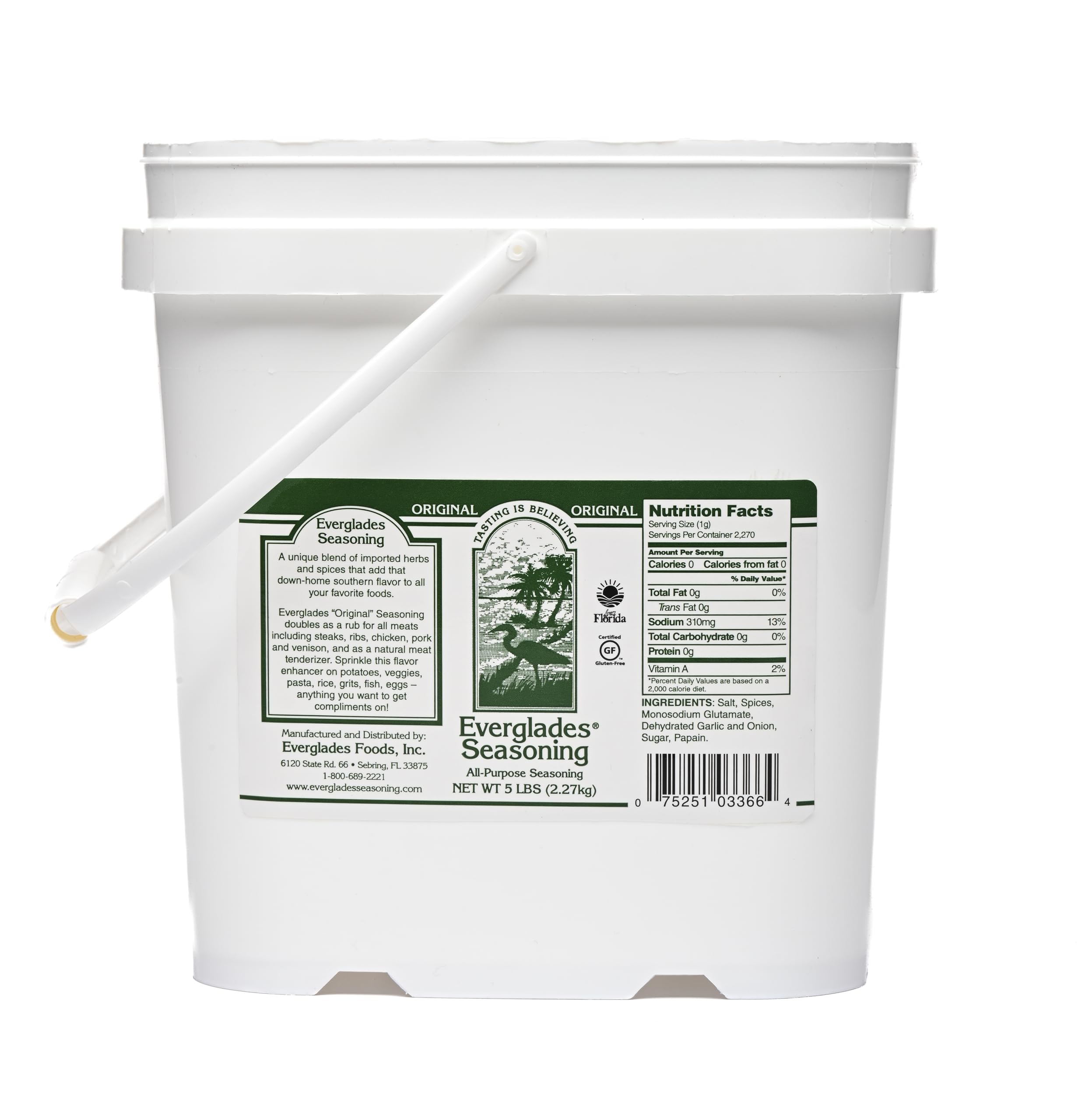 All Purpose Seasoning 5 lb Bulk Restaurant Tub – Versatile Southern Spice Blend for Meats, Seafood, Vegetables & More