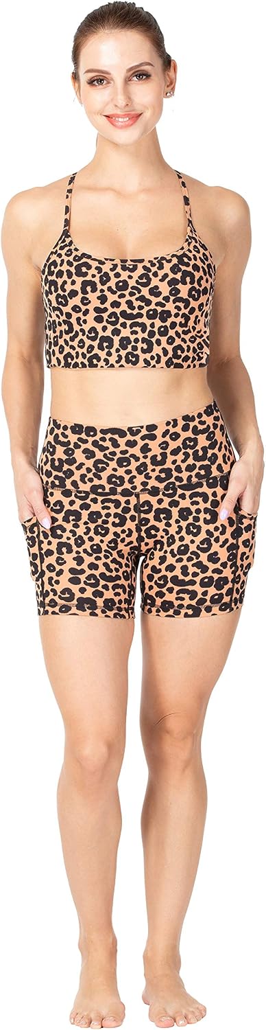 Sunzel No Front Seam Biker Shorts for Women with Pockets, Yoga Workout Gym Bike Shorts with Tummy Control thumbnail