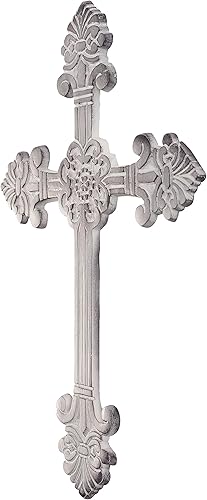 Miniatura 3 de ARDOUR Cruz de pared decorativa de metal, decoraciones espirituales de metal para el hogar, cruz colgante religiosa, decoración de pared, 10.5 x 7.5