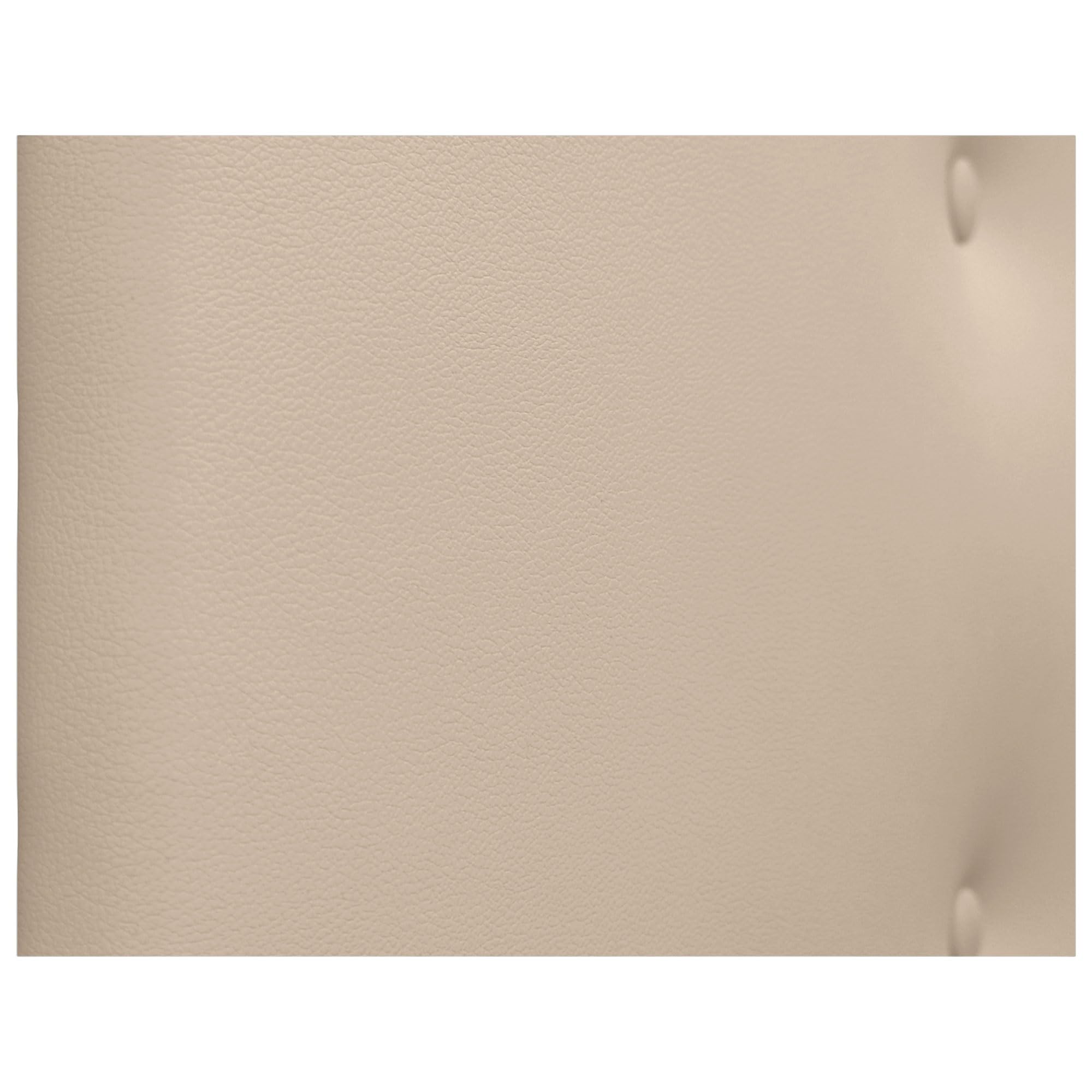DHOME Testiera Imbottita Per Letto - Similpelle A.Bianco, 95x105cm Con Gambe - Bottoni A File, Spessore 4cm - Adatta A Letti 70/80/90 Cm - 2