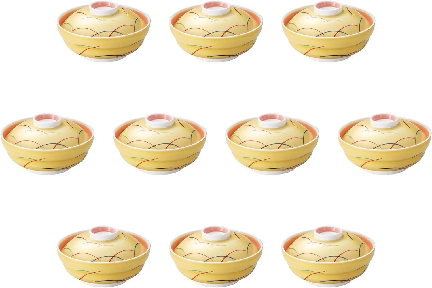 陶芸 洋子 茶碗蒸しの器 フリーグラス デザート器 豆皿 一口椀 6 陶芸