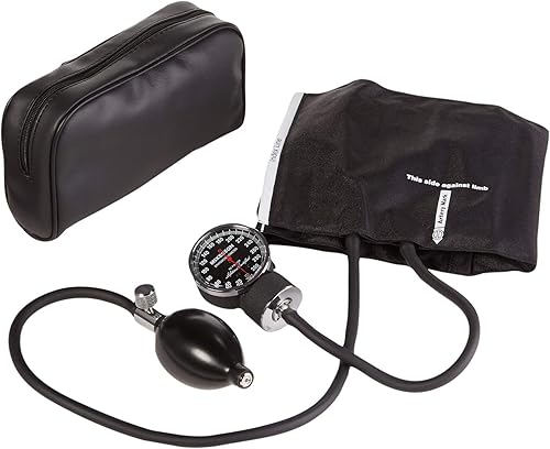 Miniatura 9 de McKesson Esfigmomanómetro aneroide – Monitor manual de presión arterial con estuche de transporte, puño 7.5-10.6 in, azul real, 1 unidad