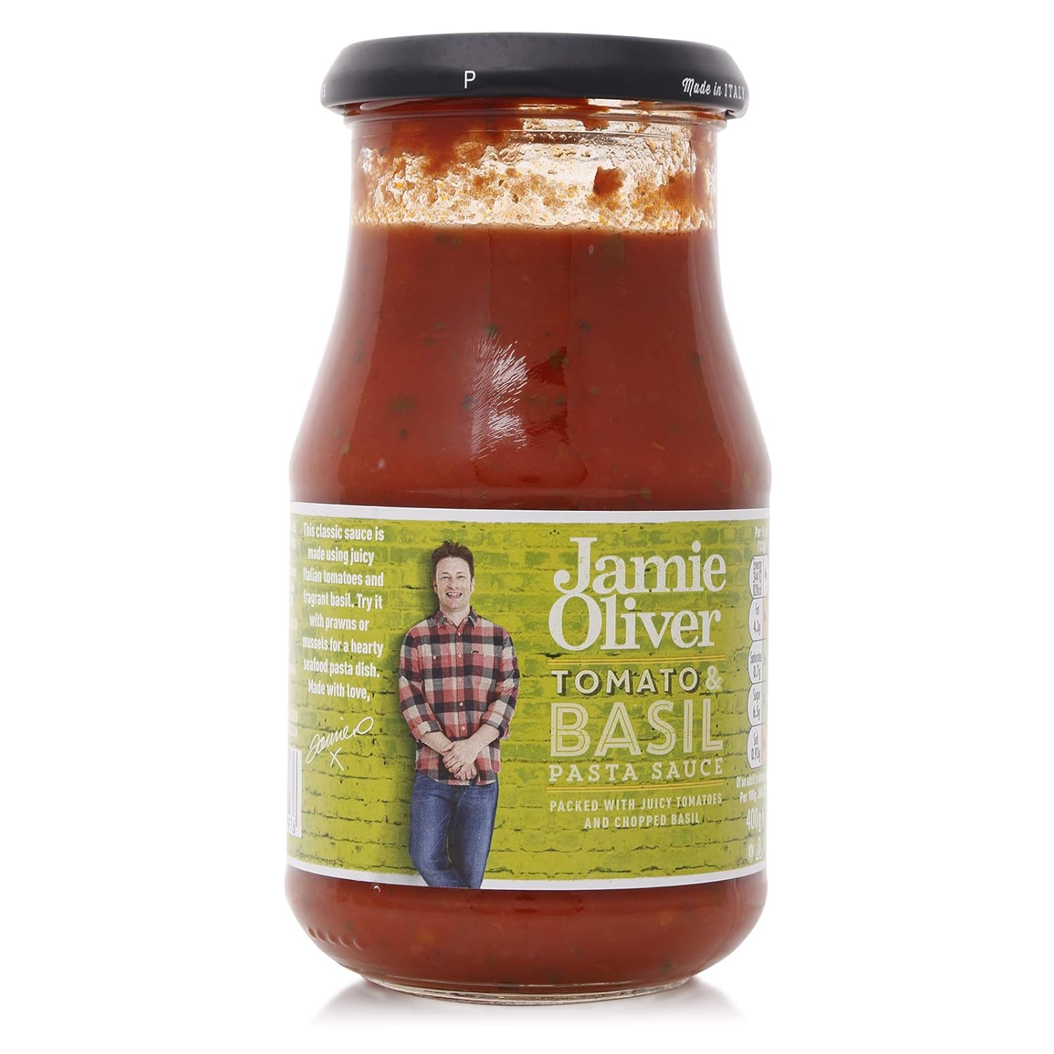 Jamie Oliver Tomato & Basil Pasta Sauce 350g Gourmet