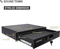 Amazon.co.jp: Sound Town ショックマウント 12U ATAラック