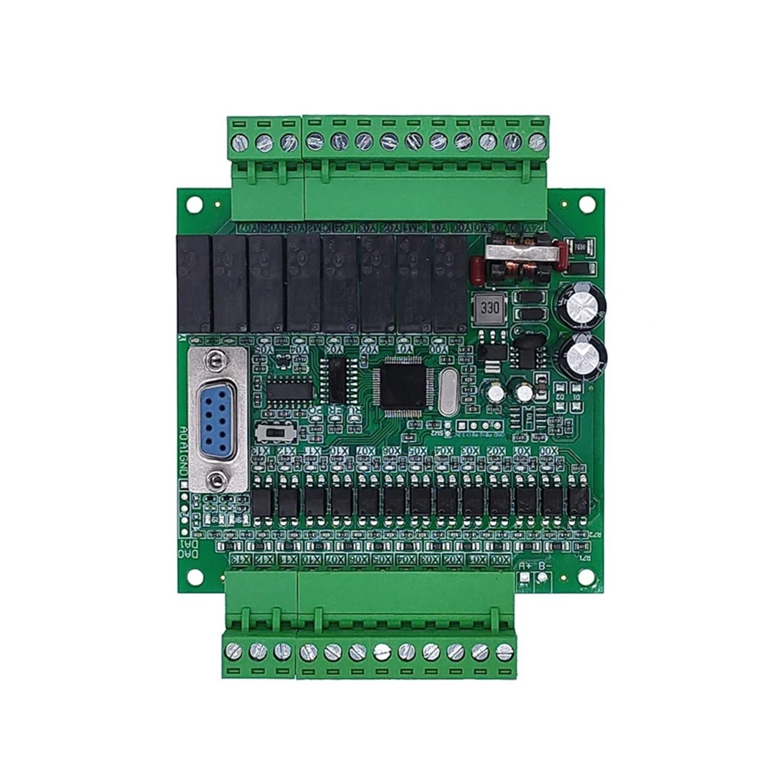 PLC programmable controller 1N-20MR DC Relay module with Base Industrial Control Board Programmable Logic Controller MQXFCZUX