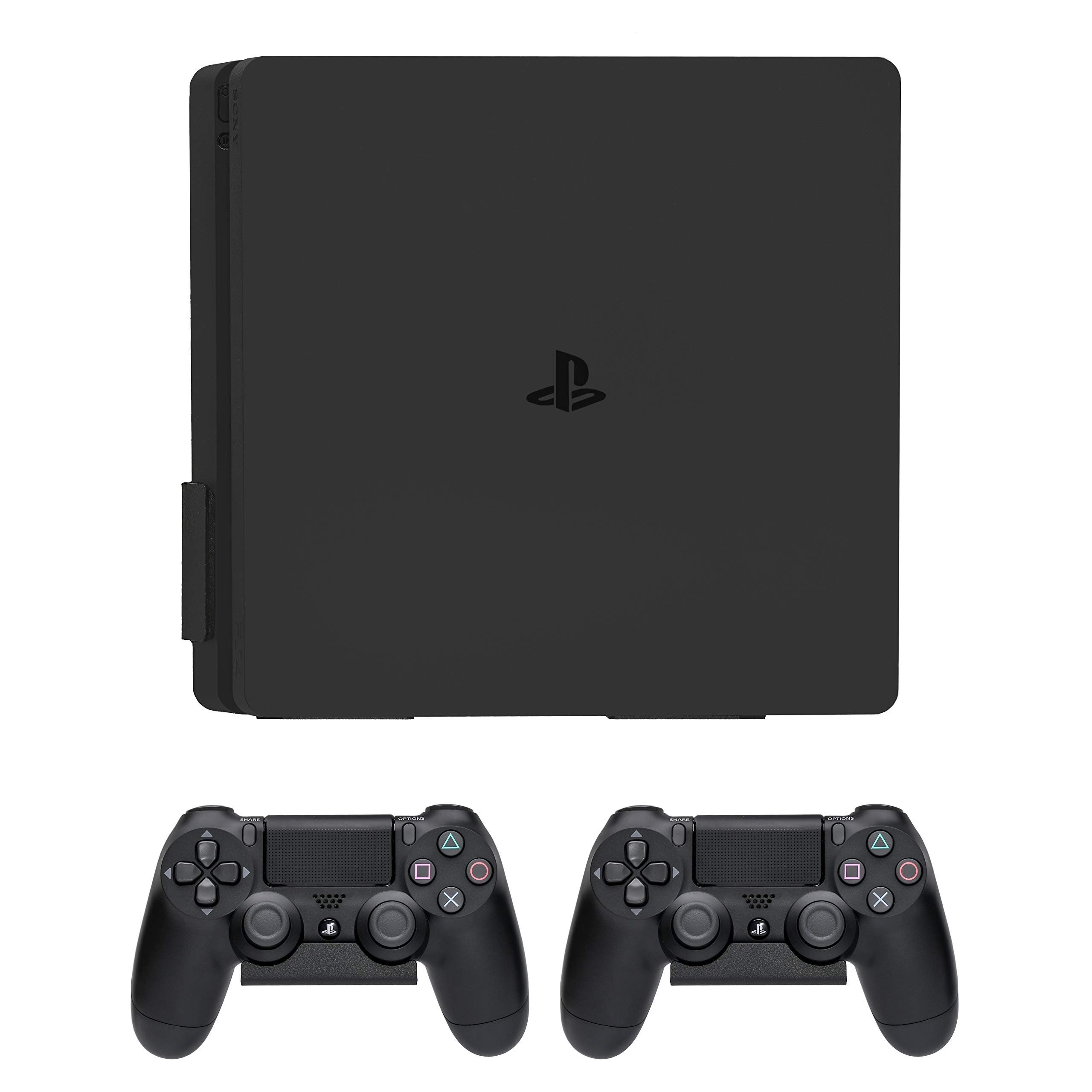 4mount Wall Mount Soporte de Pared para Playstation 4 Slim Paquete Negro