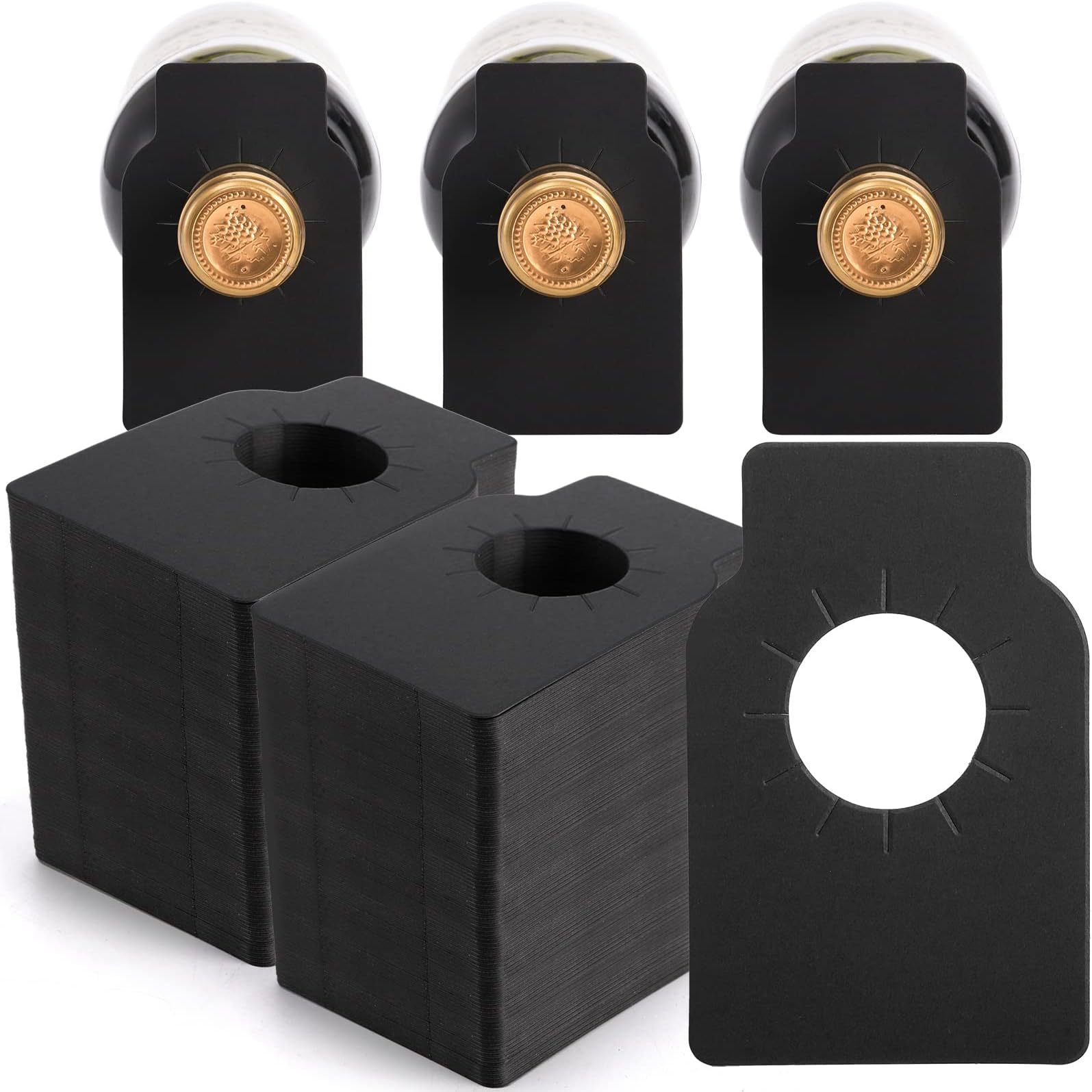 Wine Bottle Tags Kraft Paper 200 Count Wine Cellar