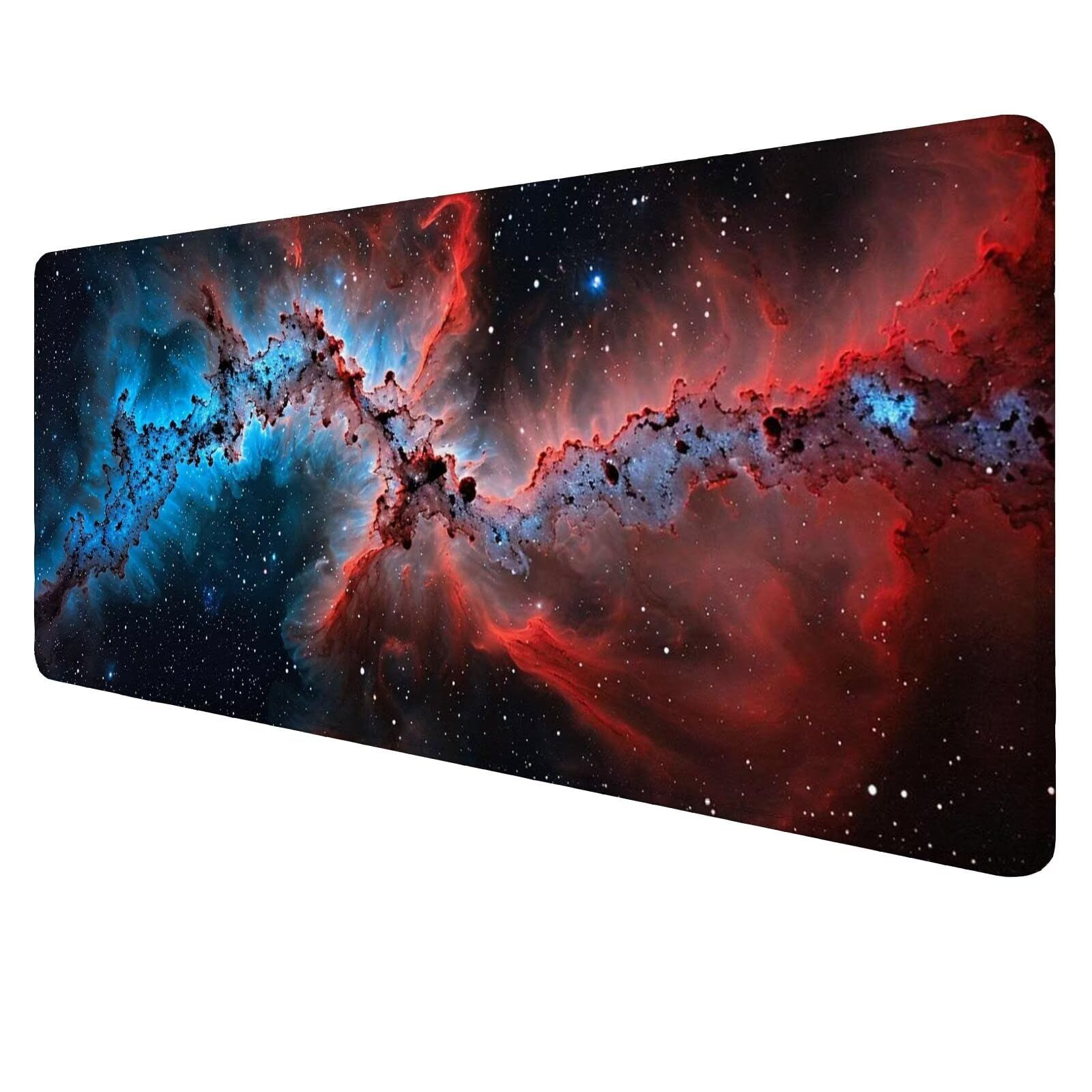 Czerwona podkładka pod mysz duża podkładka na biurko dla graczy, czarna podkładka pod mysz XXL 1600 x 800 x 3 mm, niestandardowa podkładka pod mysz, ochraniacz na biurko do biura domowego mata do