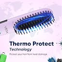 Vega Mini Hair Straightener Brush-Natural Straight in Few Min for Women | Thermoprotect Technology, Ceramic Coated Bristles | 2 Heat Settings, Straightening Brush, Hot Brush, (Go Mini Series, VHSB-05) gallery image