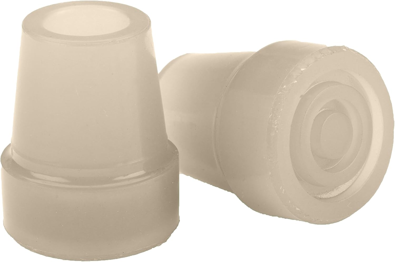 Drive Medical Glow in The Dark Cane Tip, Cream, 3/4 Inch, 2 Count