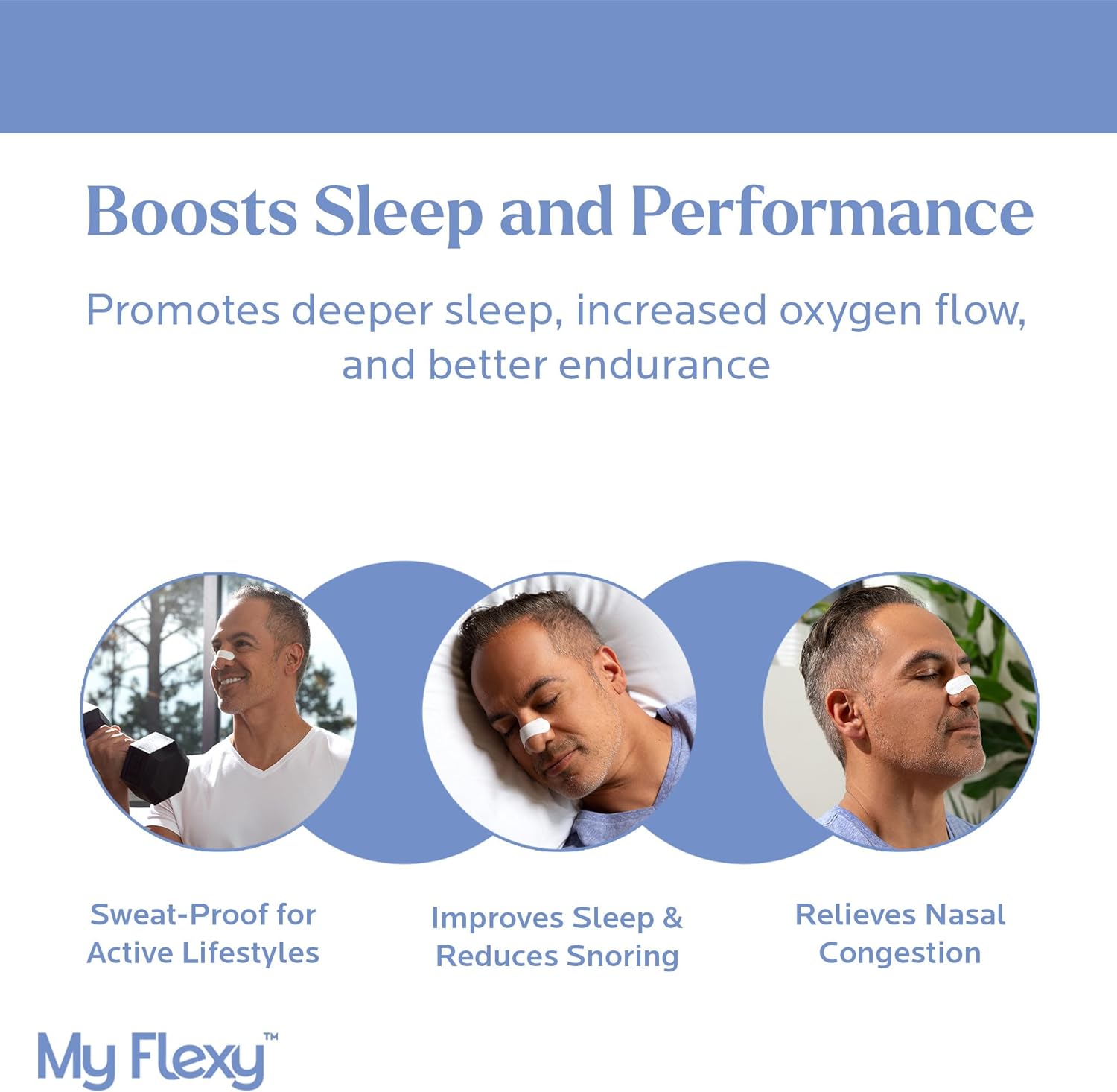 Nasal Strips – Extra Strength, White – Nasal Strips for Snoring. Get Better Sleep, and Breathe Easier. Nose Strips Snoring Solution for Better Breathing & Relieve Congestion - 30 Ct. - Image 5