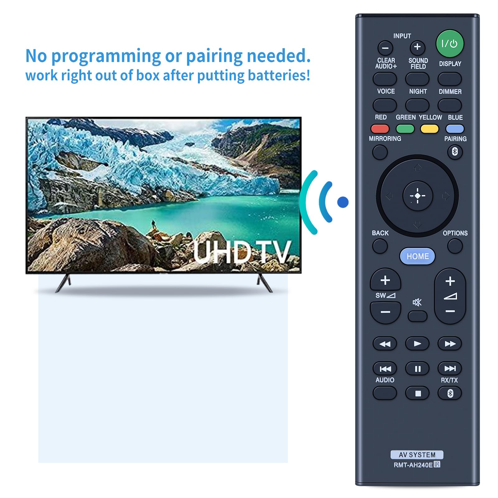 Nouveau Remplacement RMT-AH240E pour Sony Soundbar