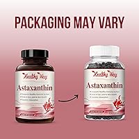 Vista 2 de Suplemento de astaxantina de fácil absorción, 10 mg de astaxantina de Haematococcus Pluvialis Microalgas frescas para apoyo a la salud de la piel