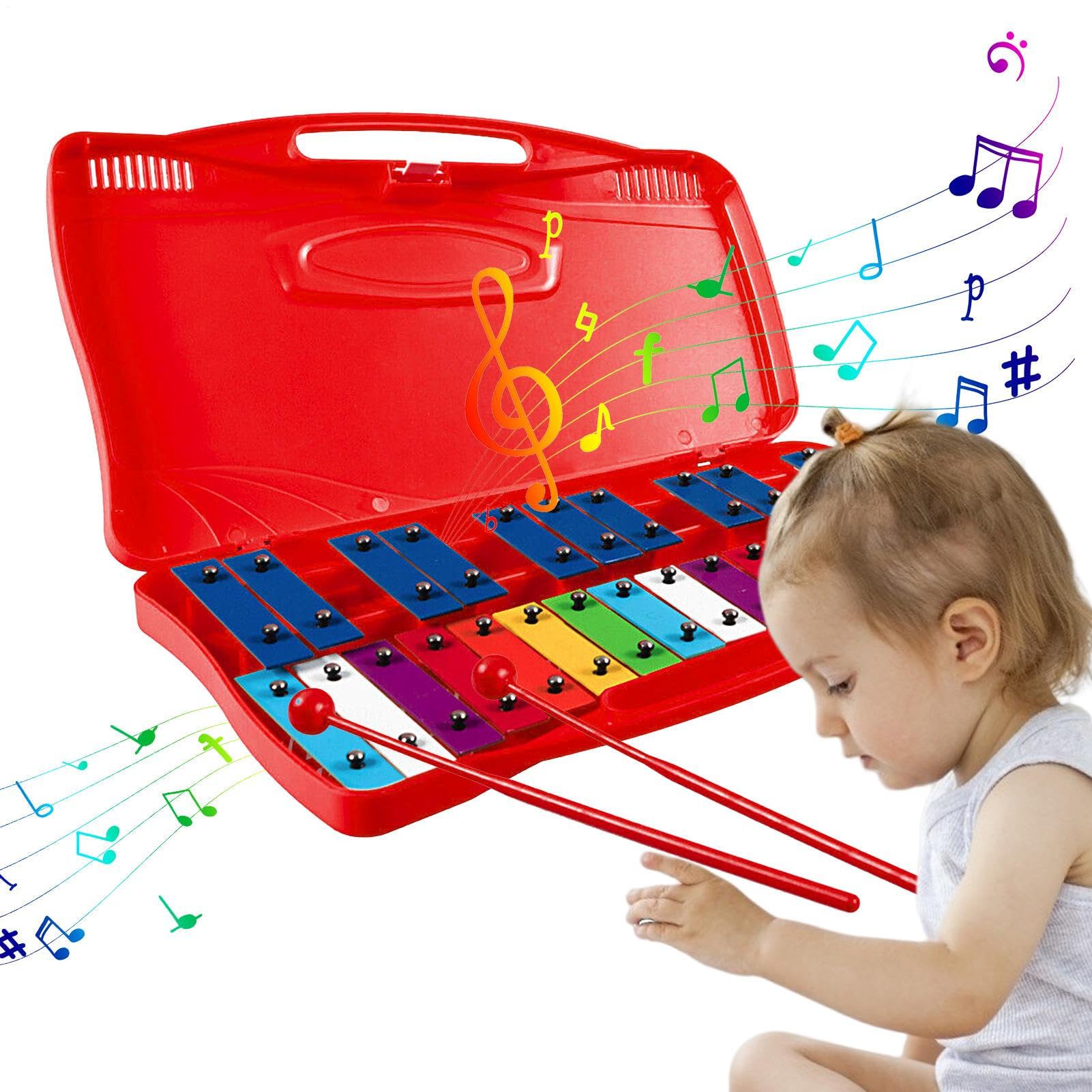 Glockenspiel , Glockenspiel per bambini in metallo - Strumento