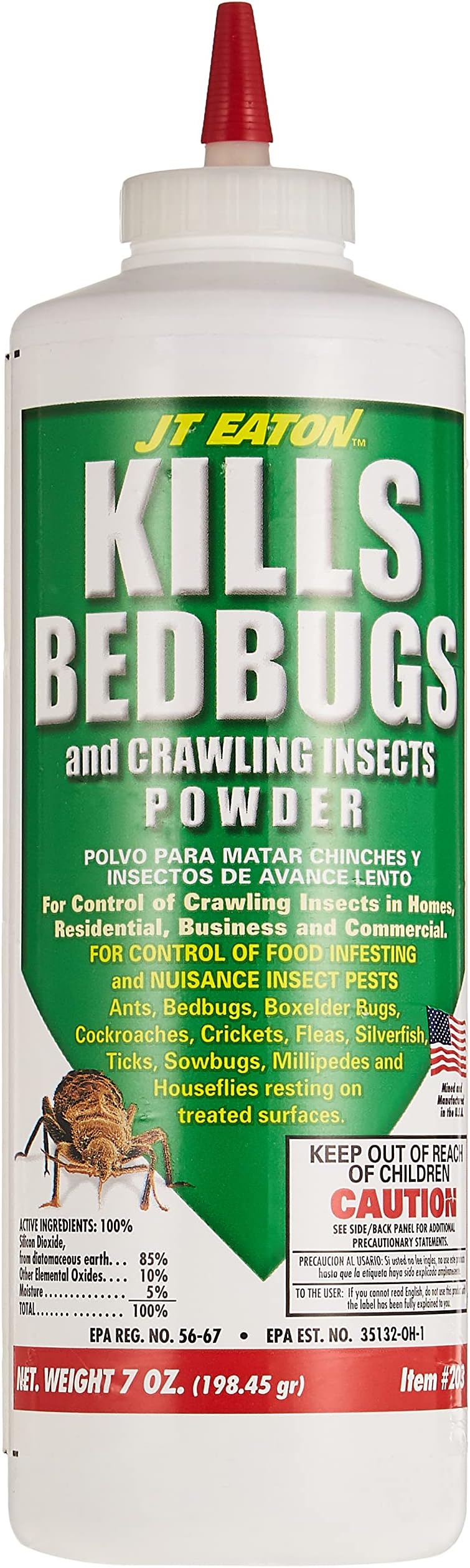 JT Eaton Bedbug Powder 198 g