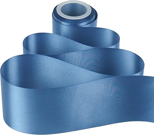 Vista 435 de MEEDEE Orange Satin Ribbon - 1.5 inch Double Faced Satin Ribbon, 50 Yards - Neon Tangerine - For Christmas, Thanksgiving, Halloween, Weddings