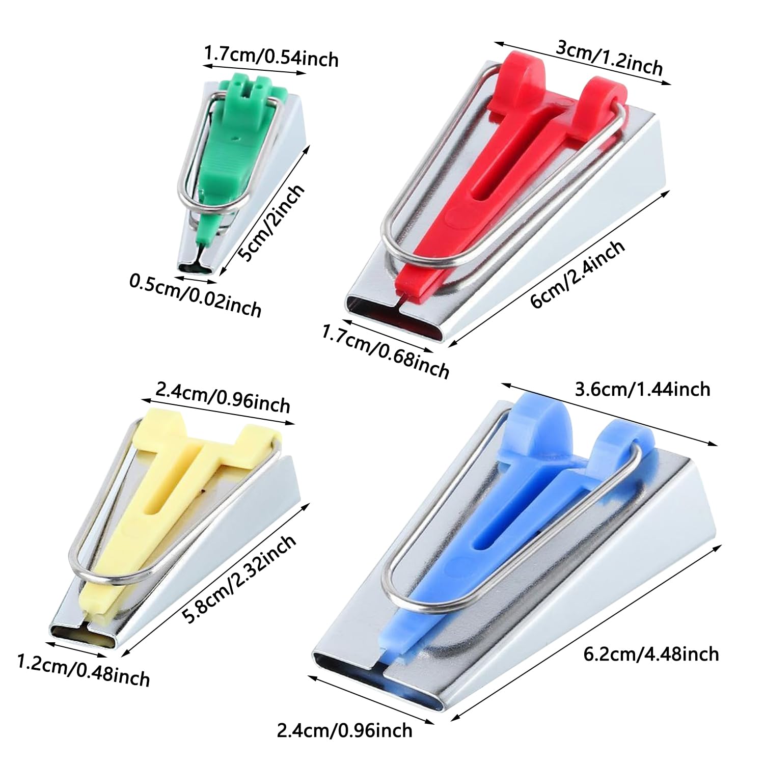 Kit Creatore Nastro Sbieco Per Cucito - Set 11 Pezzi Con Piedino E Accessori Per Bias Tape 6-25mm - Foto 3