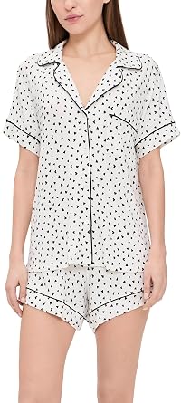Eberjey Womens Gisele Printed Relaxed Shorts Pajama Set