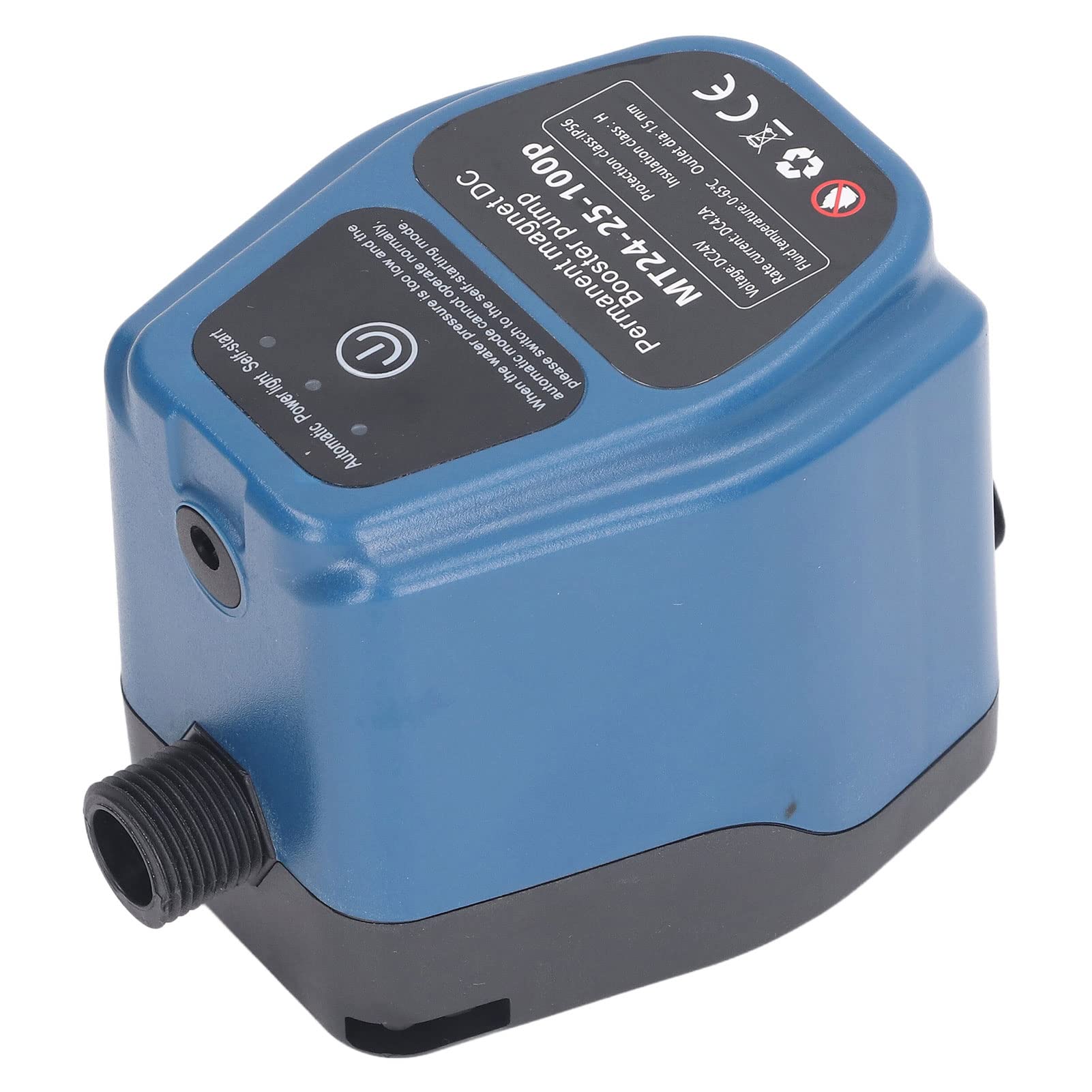 Pompa Wspomagająca Ciśnienie Wody do Prysznicu 100W 24V 25L/min Automatyczna z Zabezpieczeniem Przed Suchobiegiem IP56 Wtyczka UE