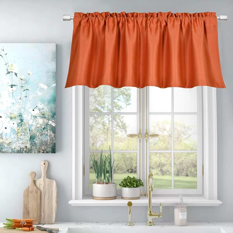 orange valances