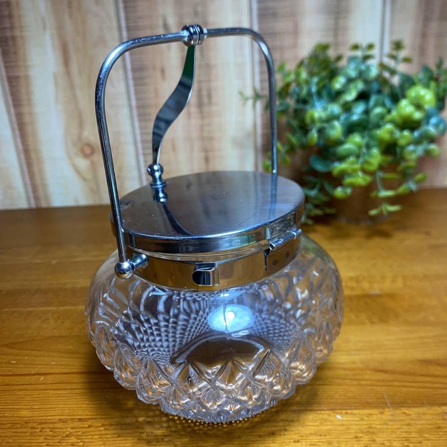 カメイガラス クリスタルガラス キャンディポット アンティーク カメイガラス クリスタルガラス キャンディポット アンティーク カメイ