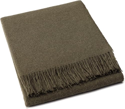 Miniatura 22 de Superfine - Manta de lana de alpaca – Manta ligera de lana merino de alpaca para uso en interiores o exteriores Manta de lana de alpaca peruana