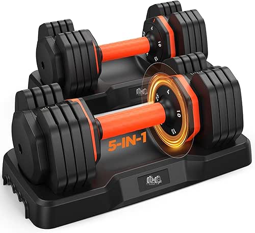 2026 FDB2 Updated Adjustable Dumbbell Set of 2, 110lbs/50lbs Weights