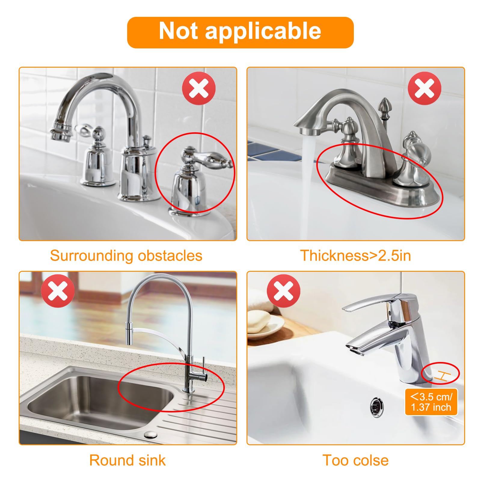 Tappetino Silicone Per Rubinetto Grigio - Antispruzzi Per Lavello Cucina E Bagno - Foto 5