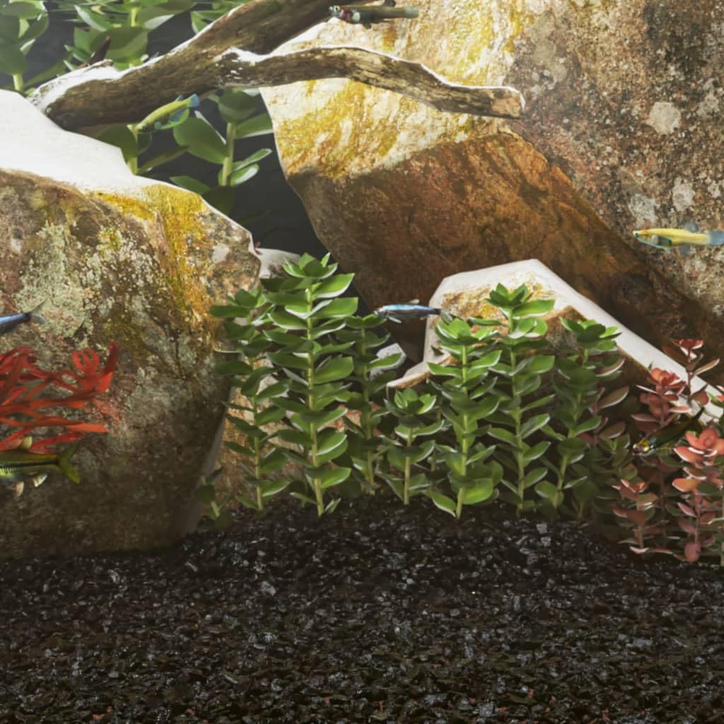 Larryhot 155293 - Arena para acuarios, 10 kg, negra, 0,2 – 2 mm, artículos para peces, grava/sustratos de acuario, color negro