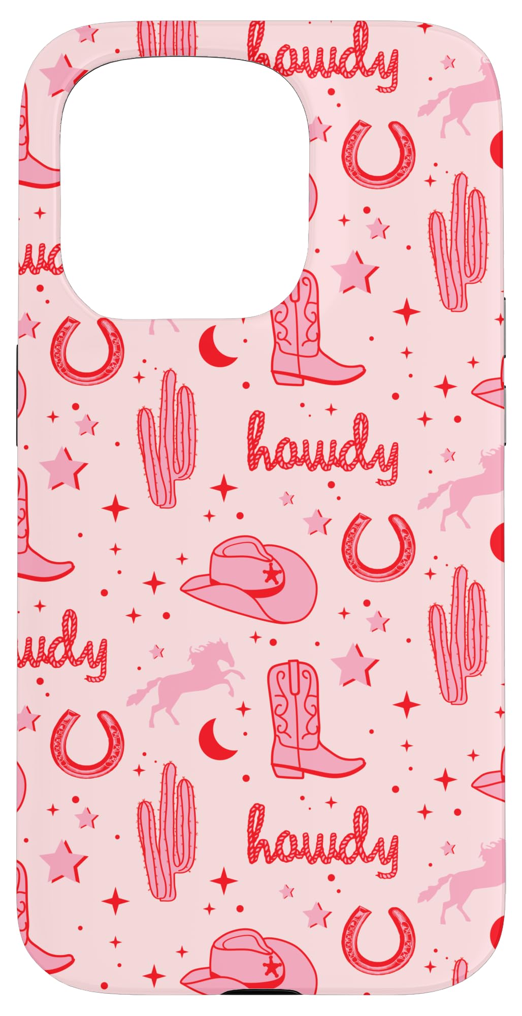 Hot Pink Cowboy Hat & Boot Pattern Pink Cowgirl - View #10