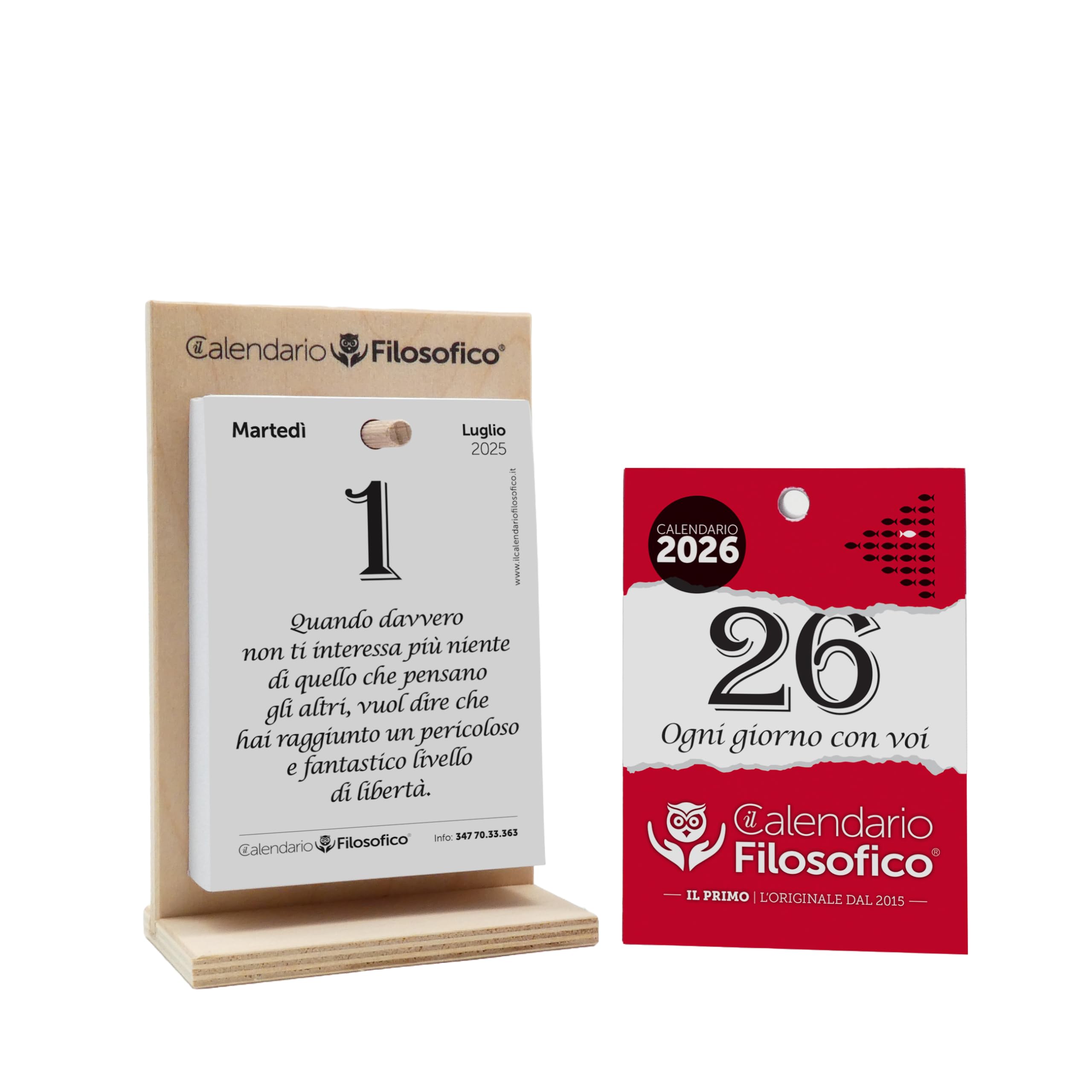 Houder voor tafel-positieve kalender 2025, mandala, compatibel met andere reservekalenders in A6-formaat, afmetingen 12 x 17 x 6 cm