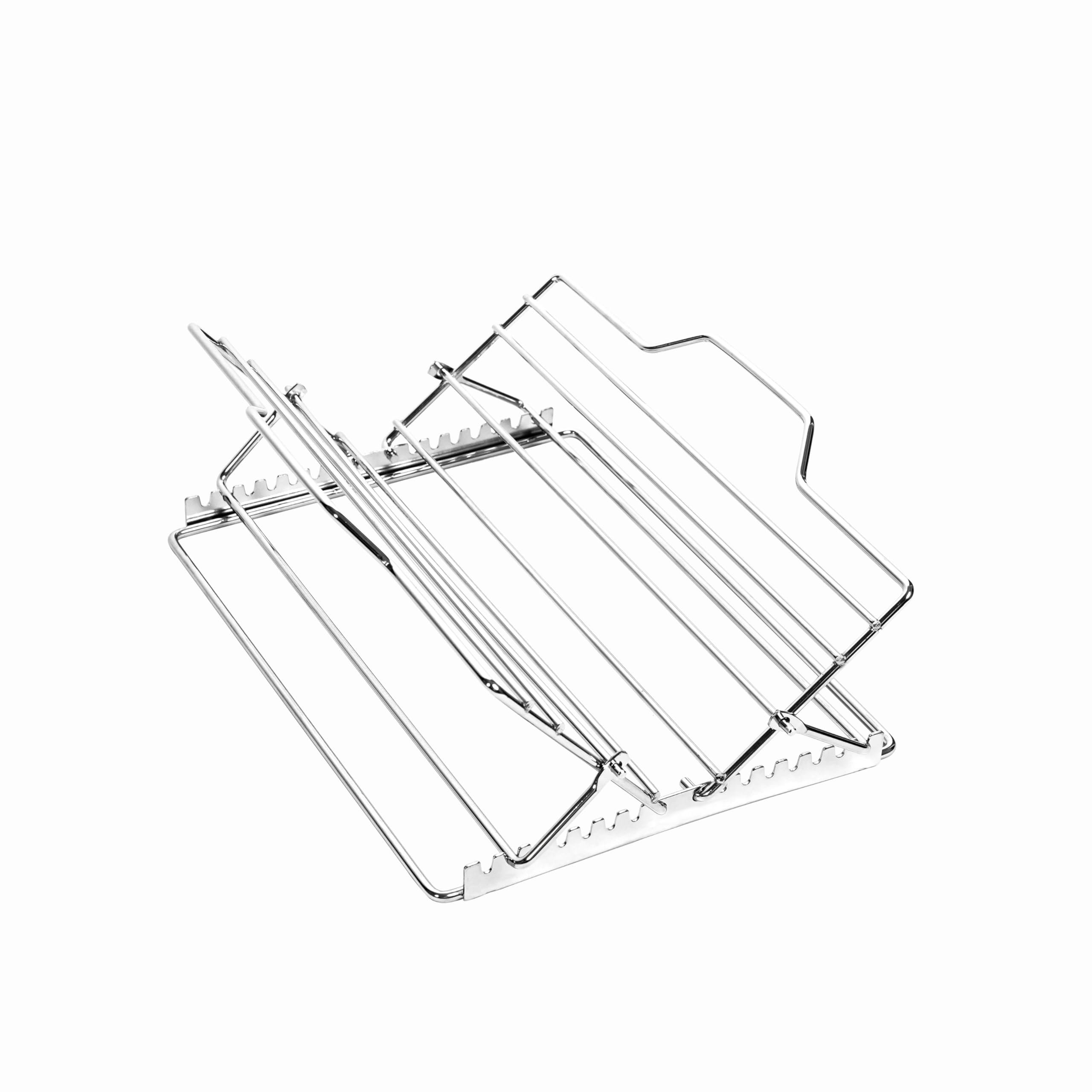 ICEICE Adjustable Roasting Rack Insert for Turkey & Meat - Non-Slip Cooling & Resting Rack, Fits Roasting Pans - Dishwasher Safe