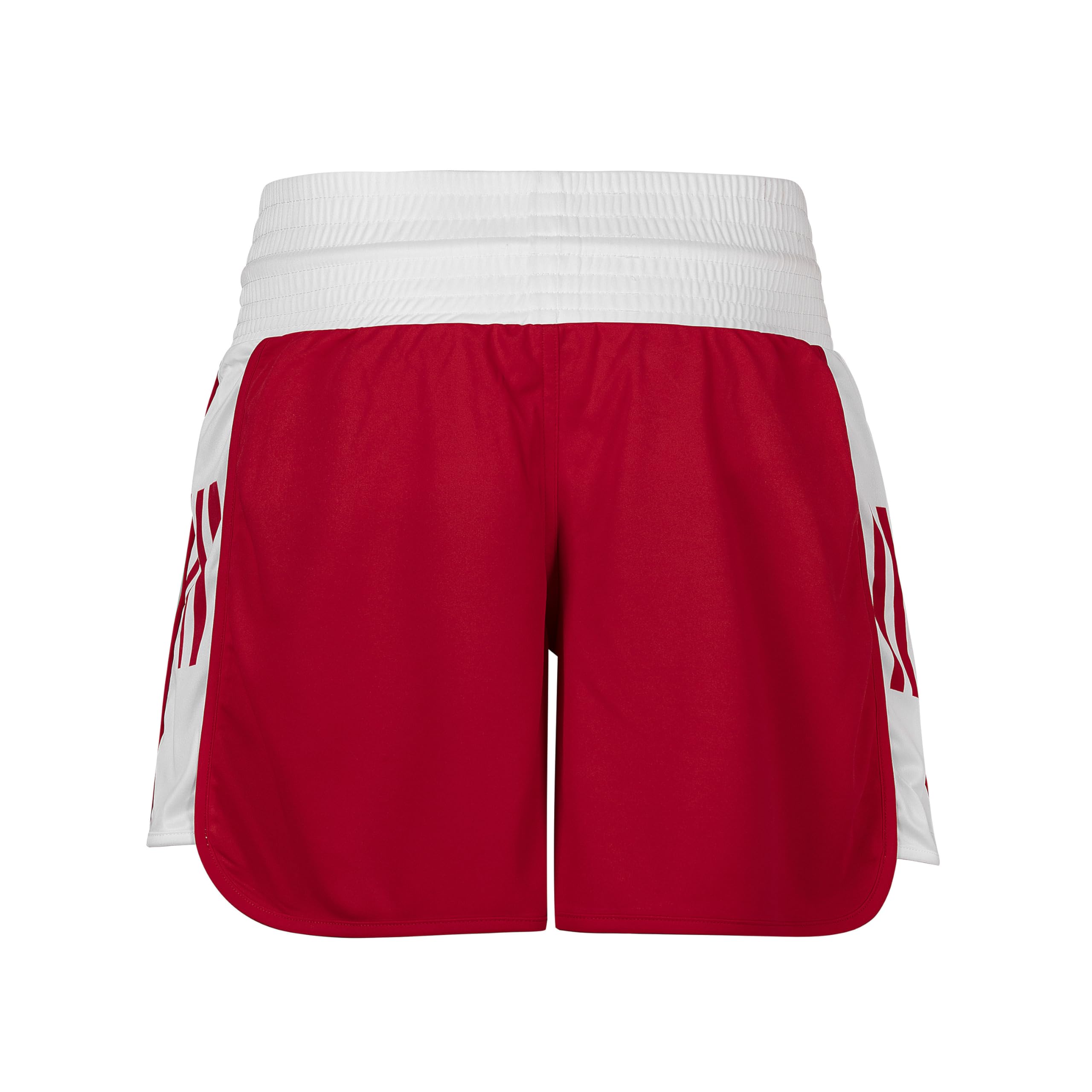 adidas Short Femme Boxe Anglaise (Couleur : Rouge - Taille : S)